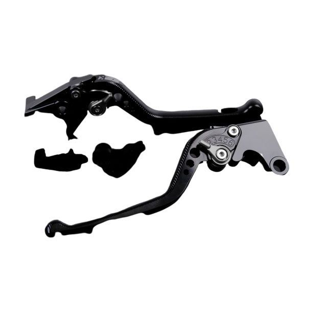 SPEEDRA アルミビレットアジャストレバーセット 3Dロング（レバー本体：ブラック） アジャスター チタン HO0404637-TM メーカー在庫あり SPEEDRA レバー バイク