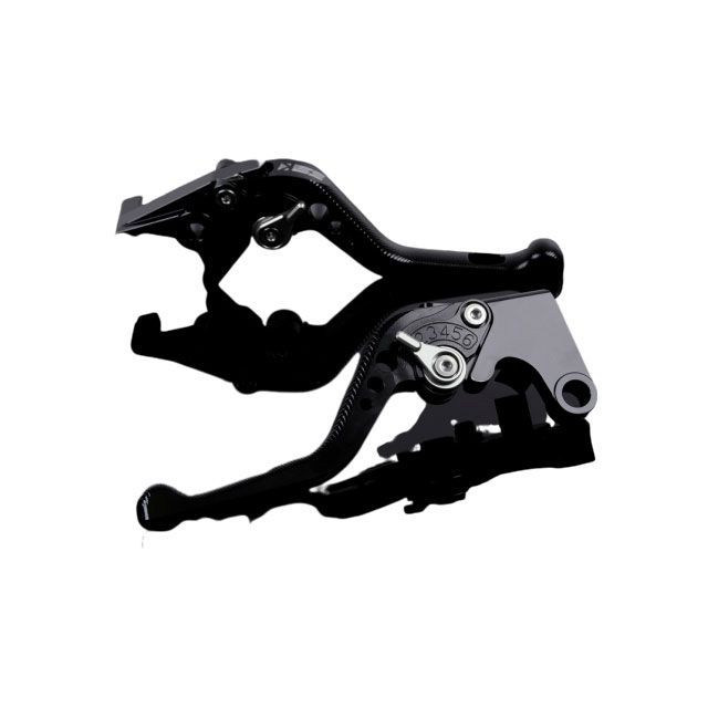 SPEEDRA アルミビレットアジャストレバーセット 3Dショート（レバー本体：ブラック） アジャスター シルバー HO0406269-SR メーカー在庫あり SPEEDRA レバー バイク
