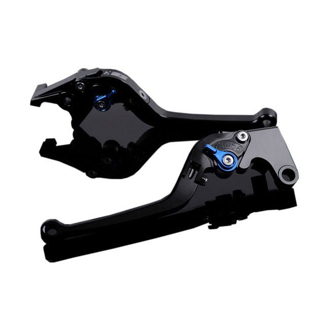 SPEEDRA アルミビレットアジャストレバーセット スタンダード可倒式（レバー本体：グリーン） アジャスター ブルー HO0407024-BE SPEEDRA レバー バイク CBR250RR