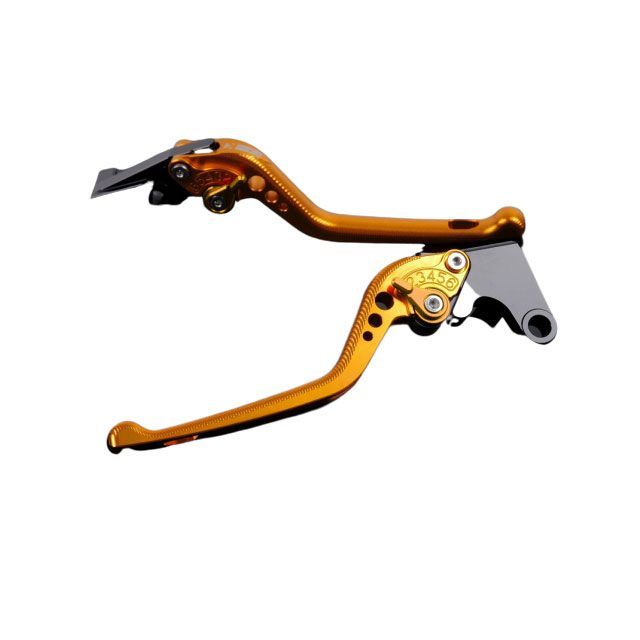 SPEEDRA アルミビレットアジャストレバーセット 3Dロング（レバー本体：ゴールド） アジャスター ゴールド HO0407048-GD メーカー在庫あり SPEEDRA レバー バイク CBR250RR