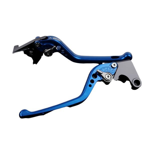 SPEEDRA アルミビレットアジャストレバーセット 3Dロング（レバー本体：ブルー） アジャスター チタン HO0407049-TM SPEEDRA レバー バイク CBR250RR