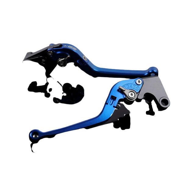 SPEEDRA アルミビレットアジャストレバーセット スタンダード可倒式（レバー本体：ブルー） アジャスター チタン KA0404075-TM SPEEDRA レバー バイク
