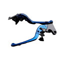 SPEEDRA アルミビレットアジャストレバーセット 3D可倒式(レバー本体:ブルー) アジャスター ブラック KA0405082-BK SPEEDRA レバー バイク(2)
