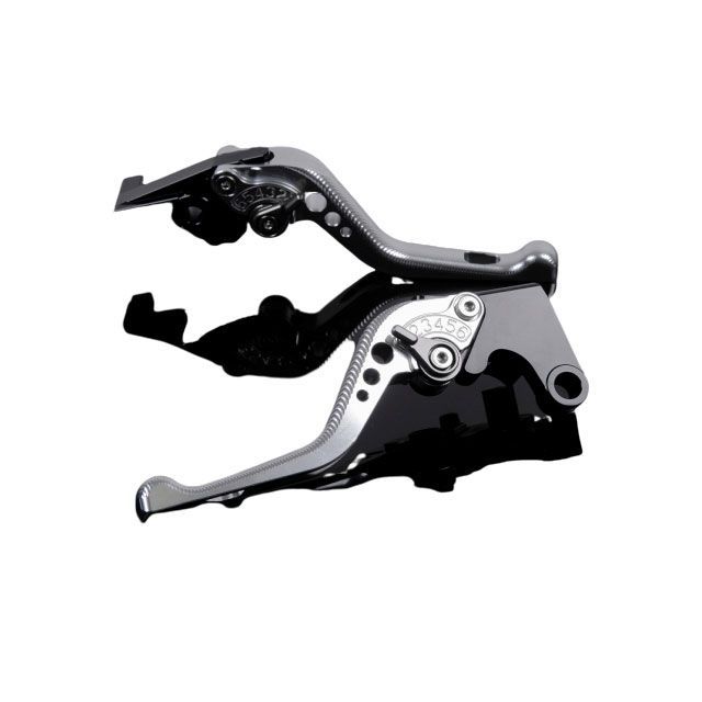 SPEEDRA アルミビレットアジャストレバーセット 3Dショート（レバー本体：シルバー） アジャスター チタン KA0406781-TM SPEEDRA レバー バイク