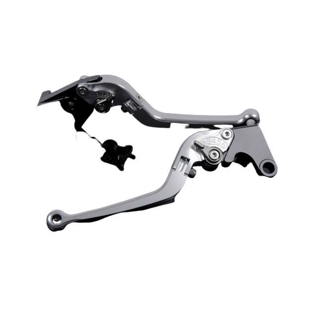 SPEEDRA アルミビレットアジャストレバーセット スタンダード可倒式（レバー本体：シルバー） アジャスター チタン SU0400695-TM SPEEDRA レバー バイク GSX1300R隼