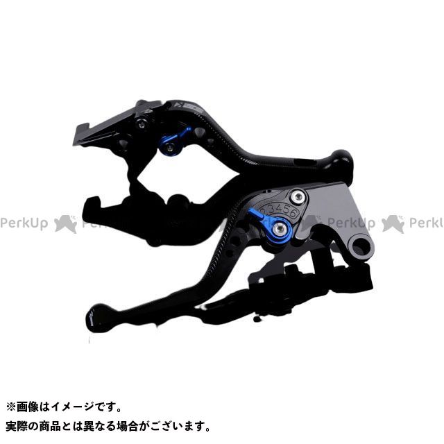 SPEEDRA アルミビレットアジャストレバーセット 3Dショート（レバー本体：グリーン） アジャスター ブルー SU0405477-BE SPEEDRA レバー バイク GSX-R600 GSX-R750