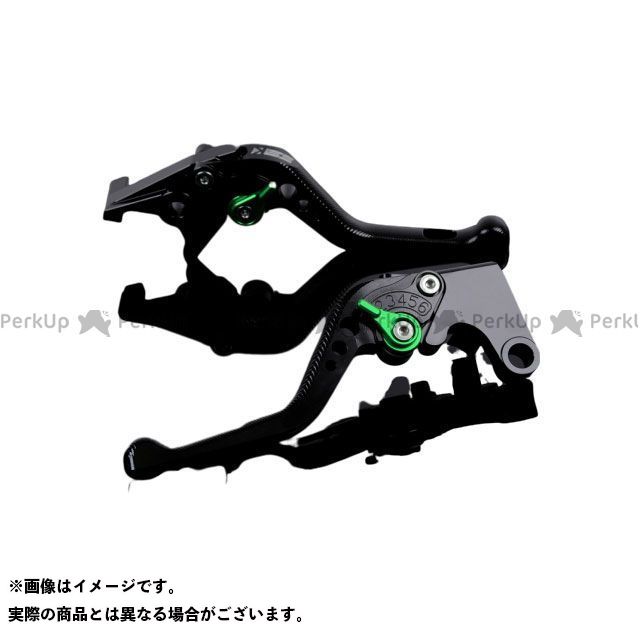 SPEEDRA アルミビレットアジャストレバーセット 3Dショート（レバー本体：グリーン） アジャスター グリーン SU0405477-GN SPEEDRA レバー バイク GSX-R600 GSX-R750
