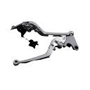 SPEEDRA アルミビレットアジャストレバーセット スタンダード可倒式(レバー本体:シルバー) アジャスター チタン TR0406536-TM SPEEDRA レバー バイク(2)