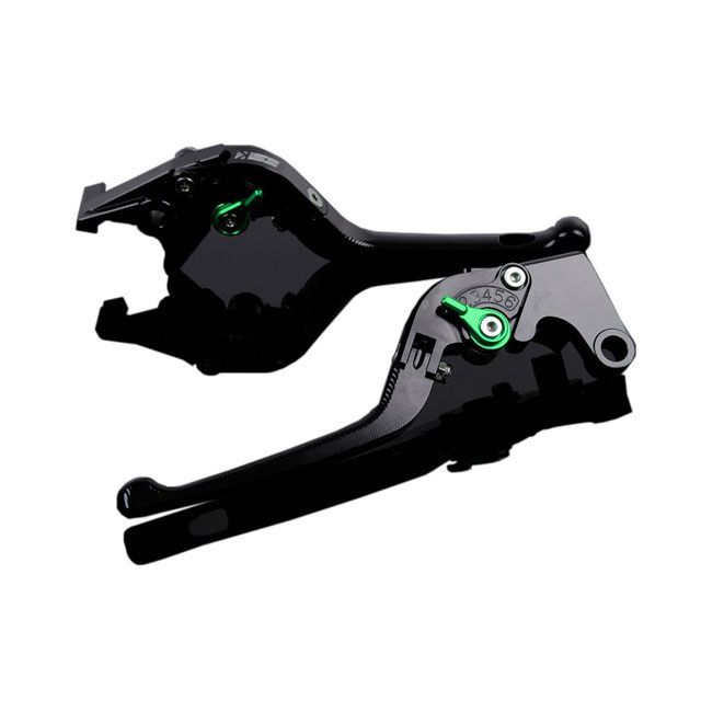 SPEEDRA アルミビレットアジャストレバーセット 3D可倒式（レバー本体：グリーン） アジャスター グリーン TR0406562-GN SPEEDRA レバー バイク