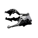 SPEEDRA アルミビレットアジャストレバーセット スタンダードショート(レバー本体:チタン) アジャスター シルバー YA0403995-SR メーカー在庫あり SPEEDRA レバー バイク