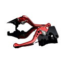 SPEEDRA アルミビレットアジャストレバーセット 3Dショート(レバー本体:レッド) アジャスター チタン YA0405602-TM メーカー在庫あり SPEEDRA レバー バイク(2)
