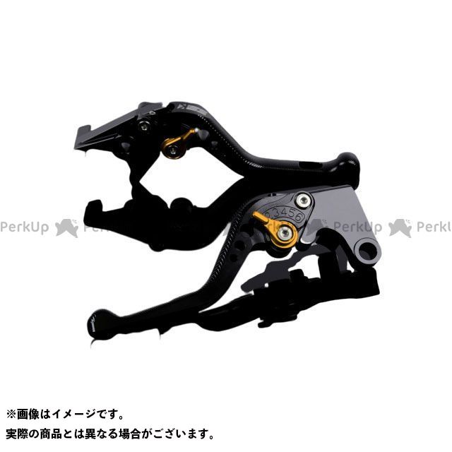 SPEEDRA アルミビレットアジャストレバーセット 3Dショート（レバー本体：グリーン） アジャスター ゴールド YA0406478-GD SPEEDRA レバー バイク YZF-R1