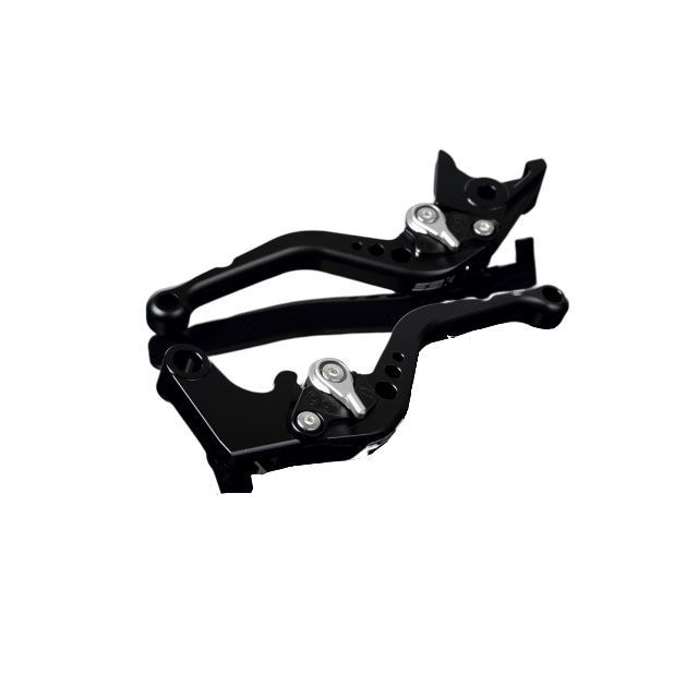 SPEEDRA アルミビレットアジャストレバーセット スタンダードショート（レバー本体：マットブラック） アジャスター マットシルバー LVCM005BK-SR メーカー在庫あり SPEEDRA レバー バイク