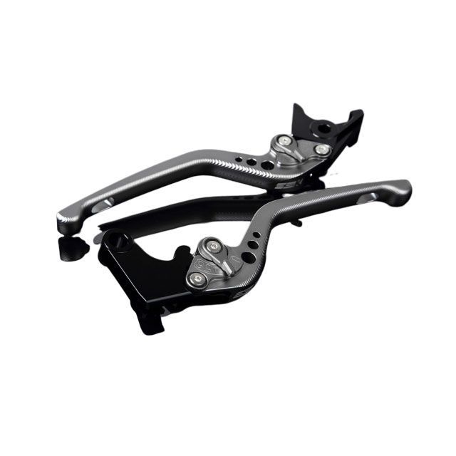 SPEEDRA アルミビレットアジャストレバーセット 3Dロング（レバー本体：マットチタン） アジャスター マットチタン LVEM044TM-TM SPEEDRA レバー バイク YZF-R1