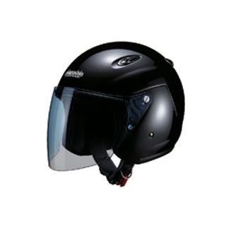Marushin M-400 ジェットヘルメット カラー ブラック サイズ フリー/57-60cm未満 HM992 マルシン ジェットヘルメット バイク