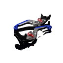SPEEDRA アルミビレットアジャストレバーセット 可倒延長式(レバー本体:マットチタン) アジャスター マットレッド エクステンション マットブルー LVGM039TM-RDBE メーカー在庫あり SPEEDRA レバー バイク