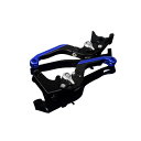 SPEEDRA アルミビレットアジャストレバーセット 可倒延長式(レバー本体:マットブラック) アジャスター マットシルバー エクステンション マットブルー L...