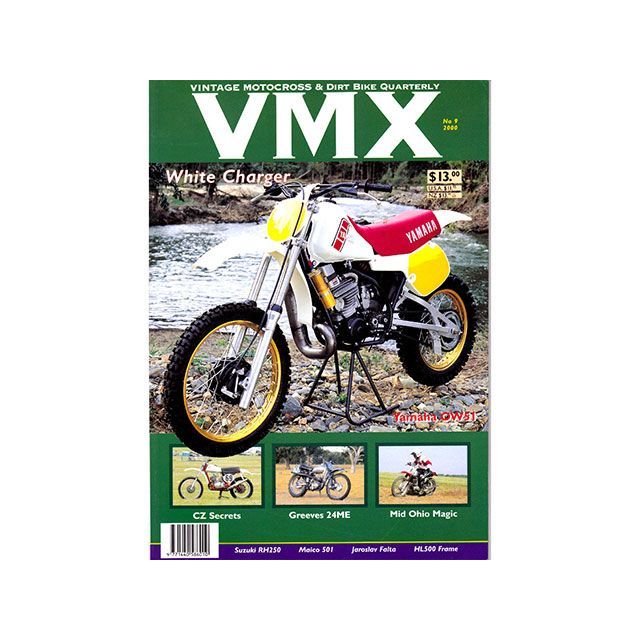 ●メーカー名：VMXマガジン / VMX Magazine(ブイエムエックスマガジン)●商品名：VMXマガジン ＃9（2000年）●メーカー品番：BK010002商品の保証は、メーカー保証書の内容に準じます。●備考オーストラリア発 VMXマガジンのバックナンバーです。VMXに特化した雑誌はこれだけ。美しい写真とともにビンテージマシンが紹介されています。＃9 Yamaha OW51、CZ シークレット、グリーブス24ME、ミッドオハイオ・マジック。●写真注意※画像はイメージです。
