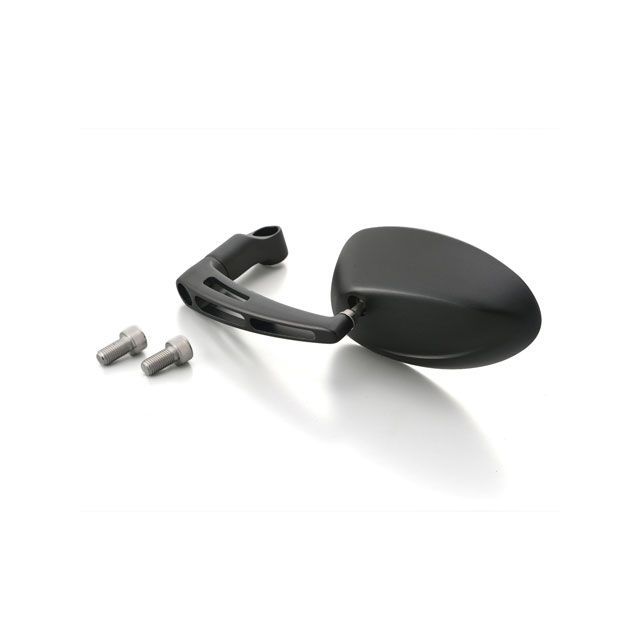 DAYTONA パラレルミラー オーバル 左用 ブラストブラック M10 14954 デイトナ ミラー関連パーツ 汎用