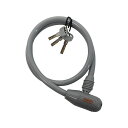 【メーカー直送】GORIN G-222W ワイヤー錠 グレー 307020066 五輪工業 ワイヤーロック バイク