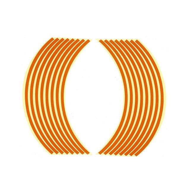 オプティマム リムステッカー 10インチ用 カラー：オレンジ OP11006 メーカー在庫あり Optimum ハブ・スポーク・シャフト バイク 汎用