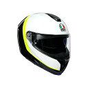 AGV SPORTMODULAR 008-RAY CARBON/WHITE/YELLOW FLUO サイズ S 120192I0008-S エージーブイ フルフェイスヘルメット バイク(2)