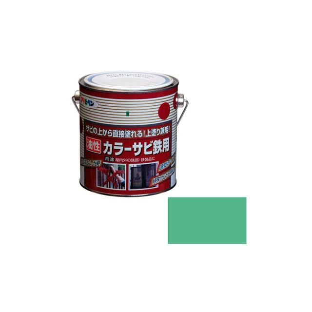 ●メーカー名：アサヒペン / asahipen●商品名：カラーサビ鉄用 0.7L（ライトグリーン）●メーカー品番：AP9010680●JANコード：4970925533777商品の保証は、メーカー保証書の内容に準じます。●仕様■容量：0.7L■カラー：ライトグリーン■重量：1300g●備考■特殊防錆剤の配合により、サビを落とさずにサビの上から直接塗れます。■サビ止めと上塗りが同時にできる、速乾性の1回塗り塗料なので、塗装時間を大幅に短縮します。■シリコンアクリル樹脂が成分なので、耐候性に優れています。■消防法上の非危険物。●写真注意※画像はイメージです。