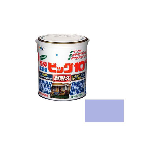 asahipen 水性ビッグ10多用途 1.6L（ペールラベンダー） AP9011163 アサヒペン 日用品 日用品