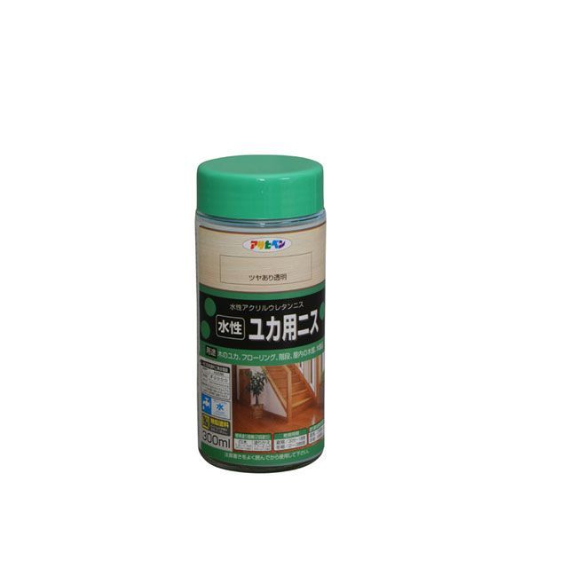 asahipen 水性ユカ用ニス 300ML（半ツヤ