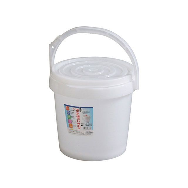 ASTAGE ASTAGE ＃621203 蓋付バケツ ＃16 ナチュラル #621203 メーカー在庫あり アステージ 日用品 日..