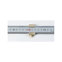 shinwasokutei 76752直尺銀300mmストッパー付 76752 シンワ測定 日用品 日用品