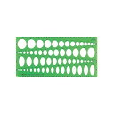 shinwasokutei 66020テンプレート図形定規TG-3楕円定規 66020 シンワ測定 日用品 日用品