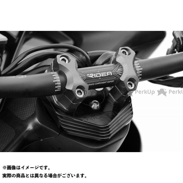 RIDEA ハンドルバーライザーキット ハンドルバー付属（ゴールド） RIYA00546 リデア ハンドルポスト関連パーツ バイク マジェスティS（SMAX）