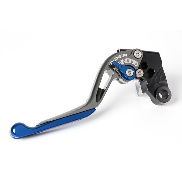 RIDEA スライド延長式アジャストクラッチレバー（チタン） アジャスト シルバー エクステンション シルバー RIKA01459-SRSR リデア レバー バイク
