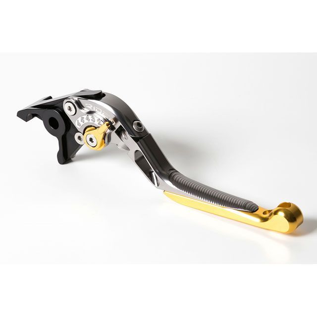 RIDEA 可倒スライド延長式アジャストブレーキレバー（チタン） アジャスト シルバー エクステンション シルバー RIKA01471-SRSR リデア レバー バイク
