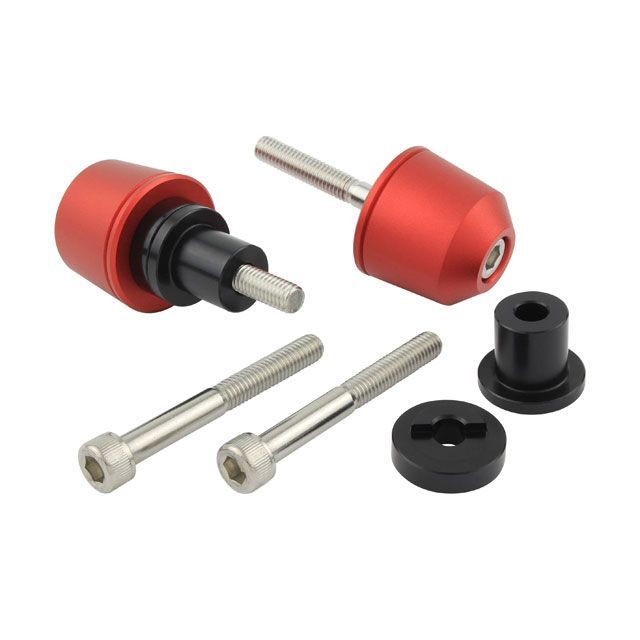 POSH Faith ソリッドバーエンド KAWASAKI系 M6タイプ（外径φ29.mm） カラー マットレッド ・031189-22-..