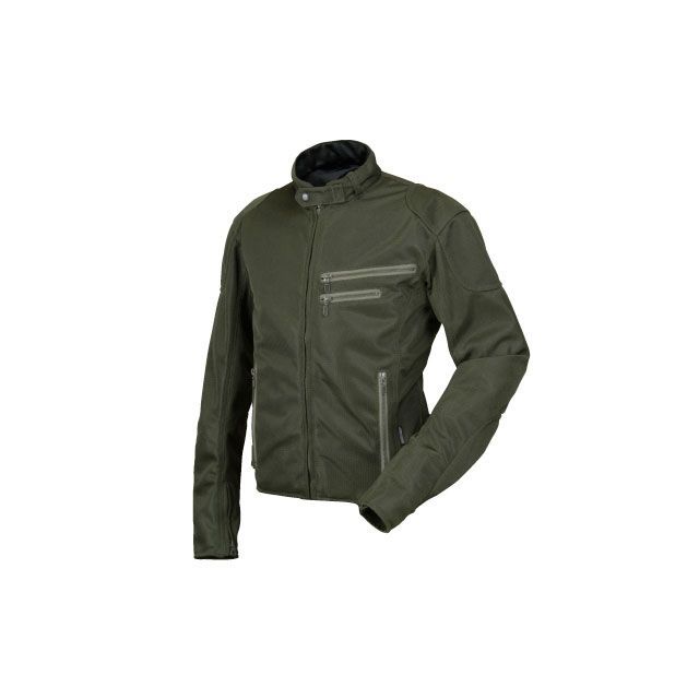 Rough&Road RR7313 ライディングZIPメッシュジャケット カラー オリーブ サイズ L RR7313OV3 メーカー在庫あり ラフ＆ロード ジャケット バイク(2)