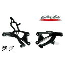 ●メーカー名：バルターモトコンポーネンツ / Valter Moto components●商品名：バックステップ タイプ1（ブラック）●メーカー品番：VMC-PES46商品の保証は、メーカー保証書の内容に準じます。●カラーブラック●材質超々ジュラルミンA7075（CNC削りだし）●内容本体、各種ボルト、リアプレッシャースイッチ●特徴■ポジション：純正ステップより25mmのアップ、バックが可能。■ステップバー：滑り止め加工が施されている（固定式）。■チェンジ＆ブレーキペダル：ダブルボールベアリングを使用。■チェンジ＆ブレーキペグ：アルミローレット加工。■ヒールガード：無し●備考CNC削り出しでの繊細なつくりに、アルマイト加工とレーザー加工での美しい仕上がりとなっています。バルターモトコンポーネンツのステップの特徴：シフトストロークが短く、とてもクイックにシフトできる為激しいライディングの上でも、スムーズにシフトできます。全てのシリーズのステップバーに滑り止め防止の為にステップバーのエンド部分に特殊な削りこみが施されており激しいライディング時でも、確実にペダルに足をホールドすることができます。●詳細【バルターモト・コンポーネンツについて】製品の100％をイタリアで生産するレーシングメーカーバルターモトコンポーネンツ。MotoGP、SBKのトップチームへのパーツ供給をはじめ、常に世界の最前線で活躍しているプレミアムブランドです。国内4メーカー、およびドゥカティ、アプリリア、MVアグスタ、トライアンフ、BMW、などの数多くのスポーツバイク向けにハイエンドな機能パーツをラインナップしています。●ご注意※ABS装備車両への取付は加工をして頂く必要があります。但し、ABS設定のある車種はそのまま装着していただけます。●写真注意※画像はイメージです。メーカー車種年式型式・フレームNo.その他スズキGSX-R600/7502004-2005※商品掲載時の適合情報です。年式が新しい車両については、必ずメーカーサイトにて適合をご確認ください。