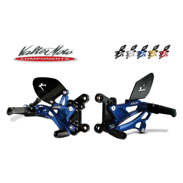 ●メーカー名：バルターモトコンポーネンツ / Valter Moto components●商品名：バックステップ タイプ2.5●カラー：ブラック・カラー：ブルーはこちら・カラー：ゴールドはこちら・カラー：レッドはこちら●メーカー品番：VMC-PES51商品の保証は、メーカー保証書の内容に準じます。●材質超々ジュラルミンA7075（CNC削りだし）●内容本体、ポジション変更プレート、各種ボルト、リアプレッシャースイッチ●特徴■ポジション：9ポジションもしくは6ポジションのブラケットが付属されているので、純正ステップより最大35mmのアップ、バックが可能。■ステップバー：スプリングが内蔵されており90度の可倒式。（別売のオプションでタイプ1やタイプ3シリーズの固定式バーも取り付け可能）■チェンジ＆ブレーキペダル：チェンジペダルは前後10mmのスライドが可能。ダブルボールベアリングを使用。■チェンジ＆ブレーキペグ：ラバー■ヒールガード：有り（付属しない車種もございます）●備考CNC削り出しでの繊細なつくりに、アルマイト加工とレーザー加工での美しい仕上がりとなっています。バルターモトコンポーネンツのステップの特徴：シフトストロークが短く、とてもクイックにシフトできる為激しいライディングの上でも、スムーズにシフトできます。全てのシリーズのステップバーに滑り止め防止の為にステップバーのエンド部分に特殊な削りこみが施されており激しいライディング時でも、確実にペダルに足をホールドすることができます。●詳細【バルターモト・コンポーネンツについて】製品の100％をイタリアで生産するレーシングメーカーバルターモトコンポーネンツ。MotoGP、SBKのトップチームへのパーツ供給をはじめ、常に世界の最前線で活躍しているプレミアムブランドです。国内4メーカー、およびドゥカティ、アプリリア、MVアグスタ、トライアンフ、BMW、などの数多くのスポーツバイク向けにハイエンドな機能パーツをラインナップしています。●ご注意※ABS装備車両への取付は加工をして頂く必要があります。但し、ABS設定のある車種はそのまま装着していただけます。●写真注意※画像はイメージです。メーカー車種年式型式・フレームNo.その他スズキGSX-R10002001-2004スズキGSX-R600/7502000-2003※商品掲載時の適合情報です。年式が新しい車両については、必ずメーカーサイトにて適合をご確認ください。