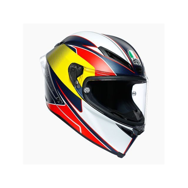 エージーブイ CORSA R 005-SUPERSPORT BLUE/RED/YELLOW サイズ：XL 612192HY005-XL AGV フルフェイスヘルメット バイク