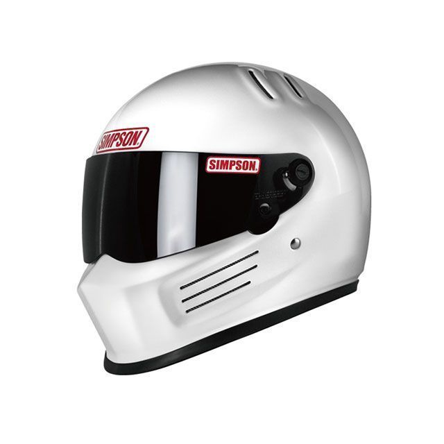 シンプソン BANDIT Pro（ホワイト） サイズ：59cm 3312105900 メーカー在庫あり SIMPSON フルフェイスヘルメット バイク