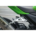 正規品／オーバーレーシング Ninja250/400（18-） アルミビレットステー（シルバー） 36-722-01 OVER RACING タンデムステップ関連パーツ バイク ニンジャ250 ニンジャ400