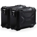 正規品／SWモテック TRAX ADV aluminium case system｜KFT.11.483.70001/B sw_KFT_11_483_70001B SW-MOTECH ツーリング用ボックス バイク