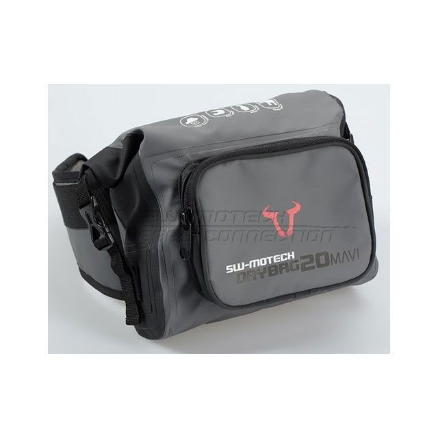 SW-MOTECH ヒップパック ドライバッグ 20 ナビ Tarpaulin、防水、アンスラサイト/ブラック、2 l sw_BC_..