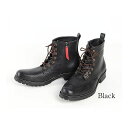 DEGNER HS-B11M メンズメッシュレザーブーツ(ブラック) サイズ 27.5cm HS-B11M デグナー ライディングブーツ バイク