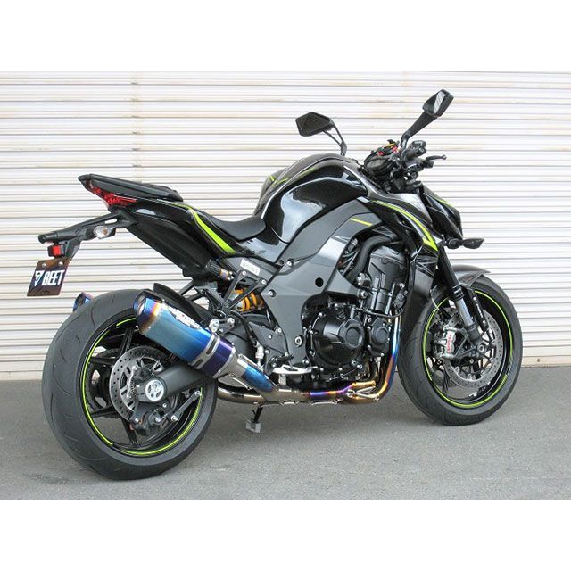 BEET NASSERT Evolution Type II T-2 フルエキゾーストマフラー サイレンサー メタルブラック 0223-KE2-MB ビートジャパン マフラー本体 バイク Z1000 R Edition