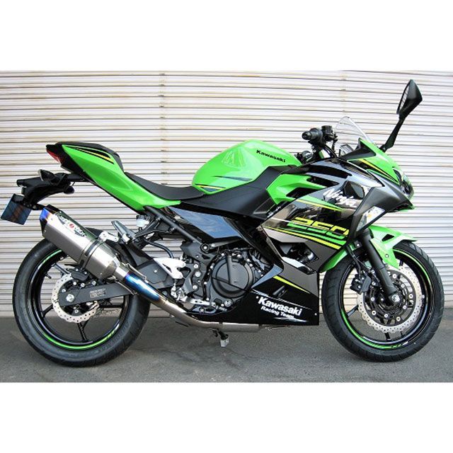 BEET NASSERT Evolution Type II フルエキゾーストマフラー（メタルブラック） 0227-KE5-MB ビートジャパン マフラー本体 バイク Ninja250