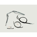 HURRICANE ナロー5型 ハンドルSET(メッキクローム) H035-049C ハリケーン ハンドル関連パーツ バイク CB1300SB