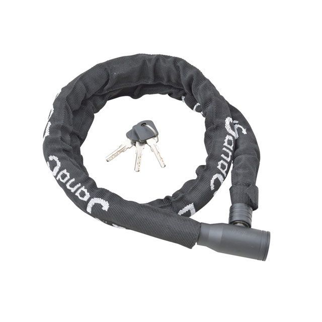 J&C ワイヤーロック（JC-064W）φ18mm×1200mm 布カバー ディンプルキー採用（ブラック） メーカー在庫あり ジェイ＆シー（自転車） アクセサリー 自転車