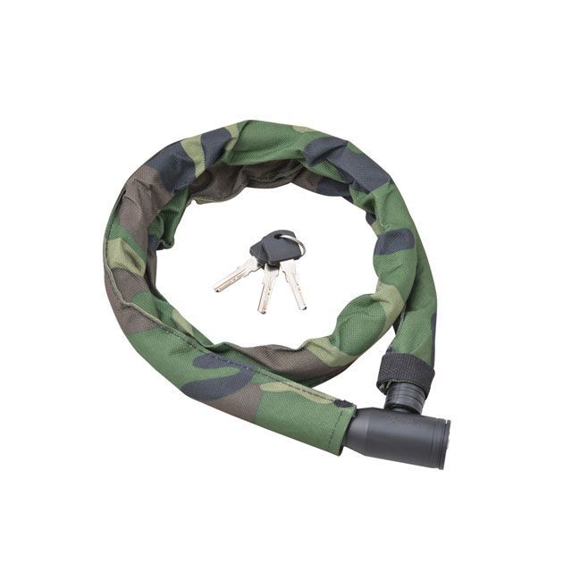 J&C ワイヤーロック（JC-064W）φ18mm×1200mm 布カバー ディンプルキー採用（迷彩） メーカー在庫あり ジェイ＆シー（自転車） アクセサリー 自転車